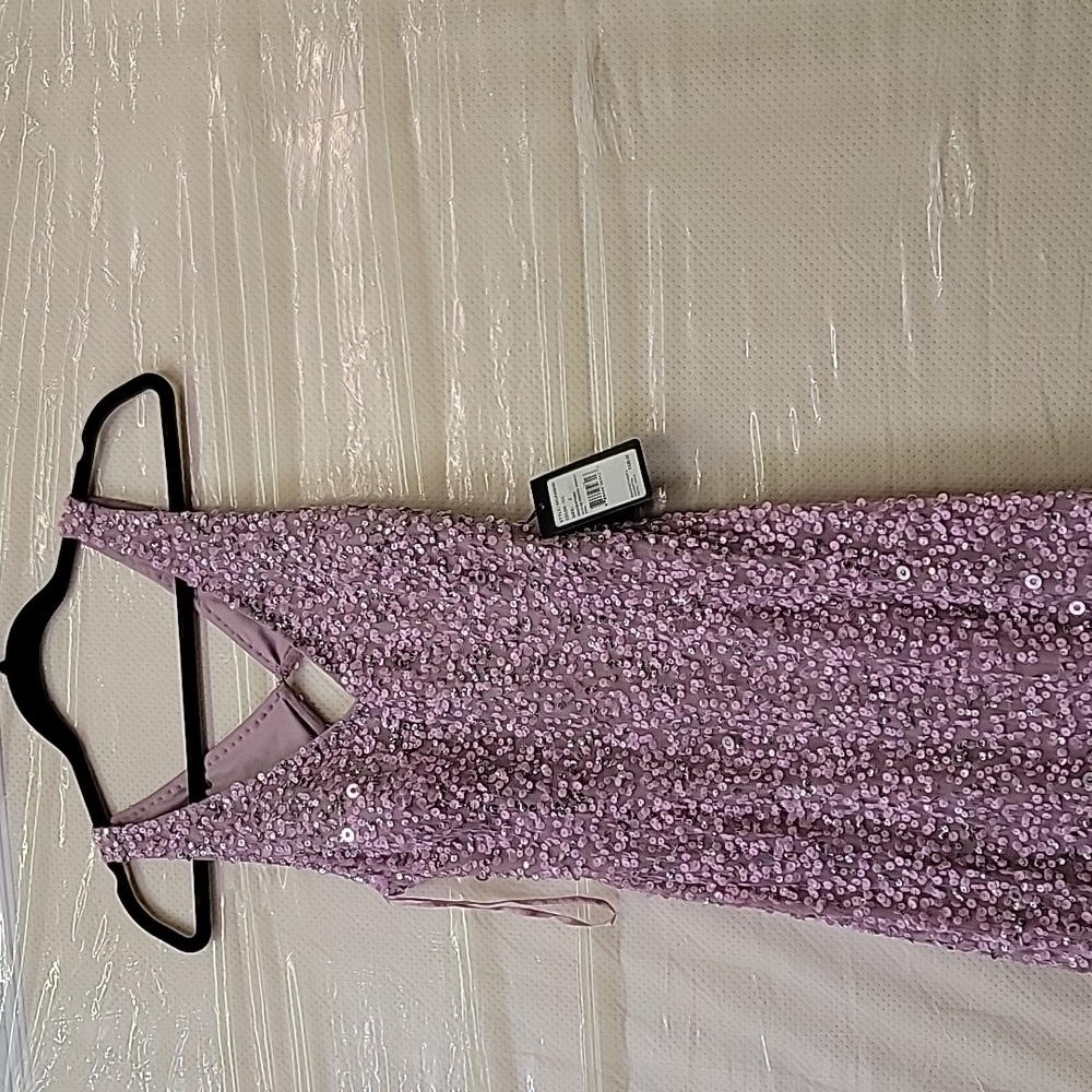 Adrianna papell Sleeveless BEADED MRMAID GOWN Color- ICL size 2